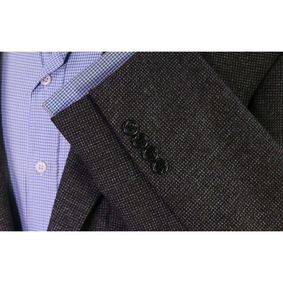 Southwick Very Recent Brown/Red Knit Woven Wool Tweed Blazer 42L - Picture 6 of 8